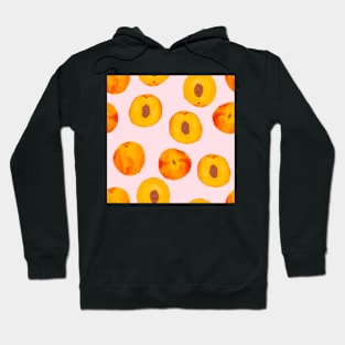 Peaches-juicy-fruity-fruit-orange-pink Hoodie